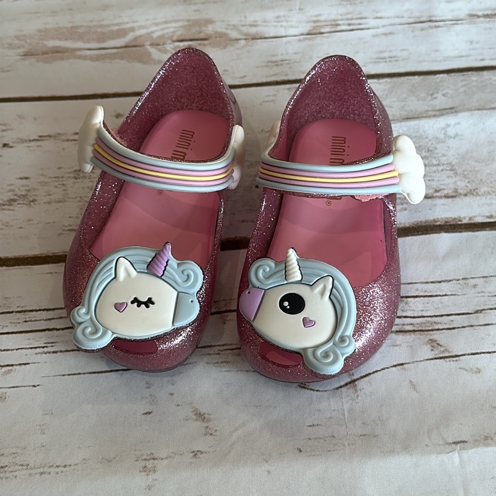 Mini Melissa girl shoes, size 5